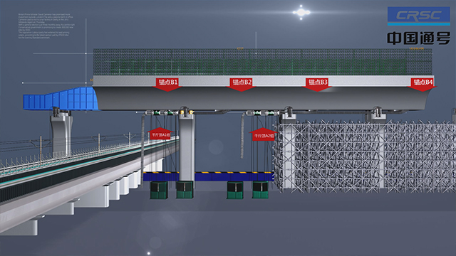 郑州南三环----框架桥施工三维动画